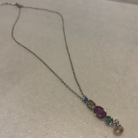 COPY - Multi-Colored Crystal Swarovski Elements Necklace - Picture 3 of 3
